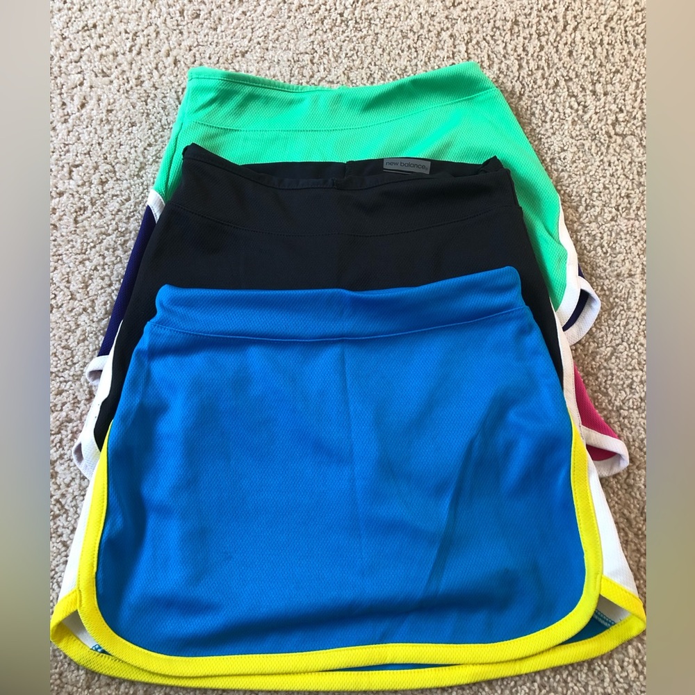 Girls New Balance Skorts Set of 3 Size 7/8